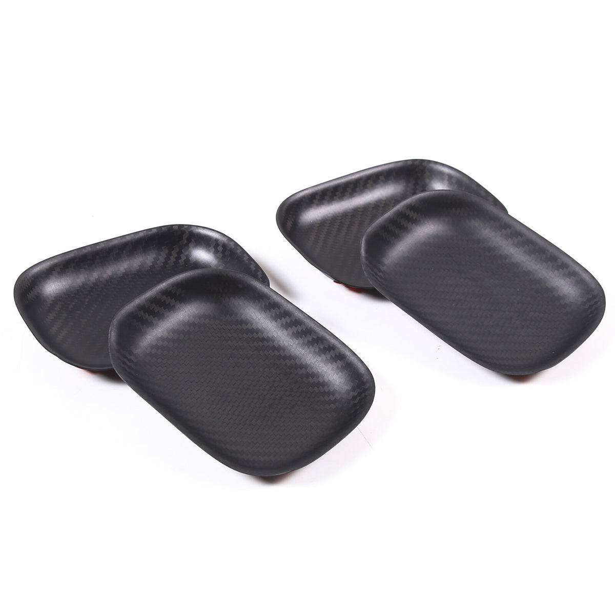 Matte Carbon Fiber Exterior Door Bowl Trim Cover For Mercedes G Class 2004-2018 9