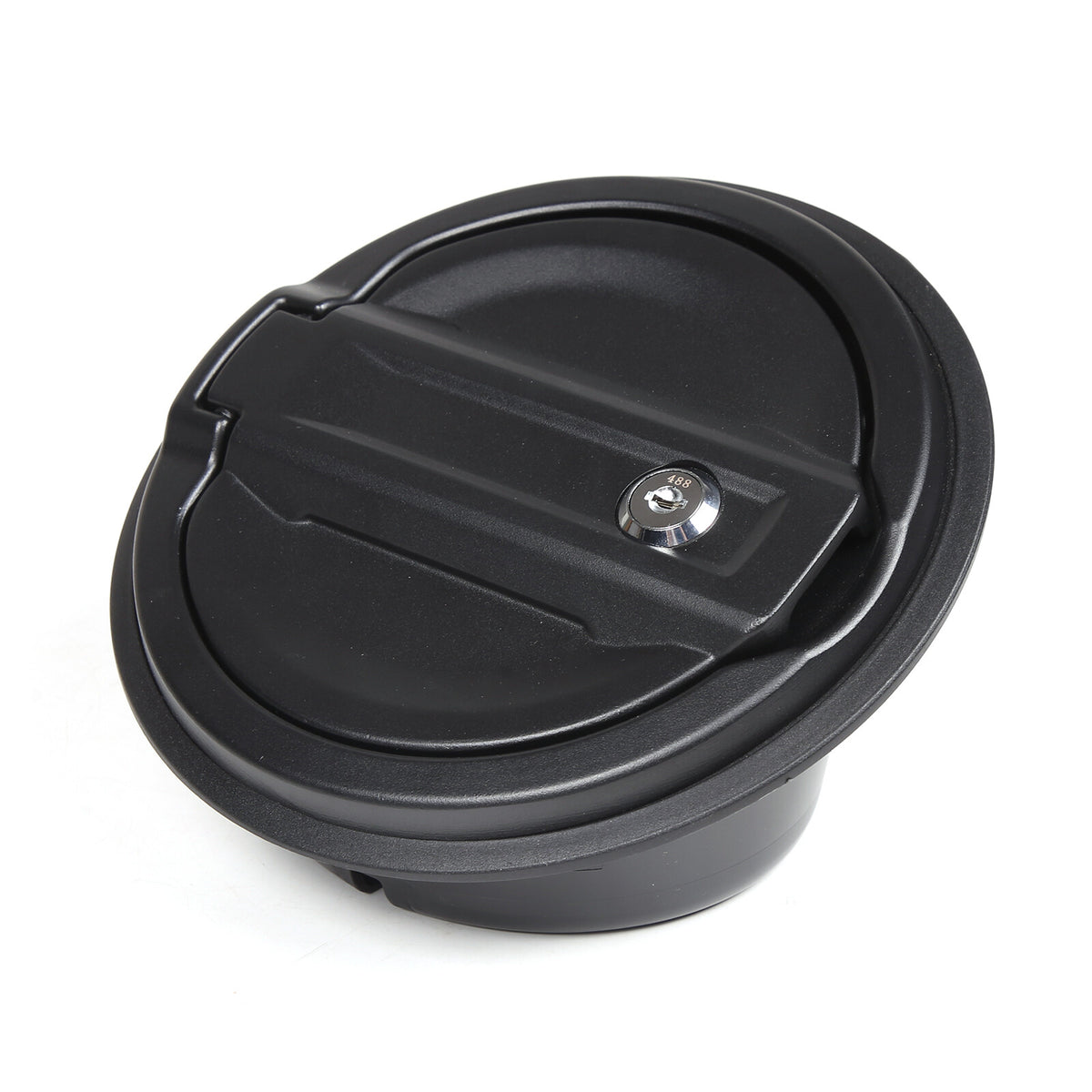 Locking Fuel Door Black Gas Tank Cap Cover Lock Key For Hummer H2 2003-2009 15