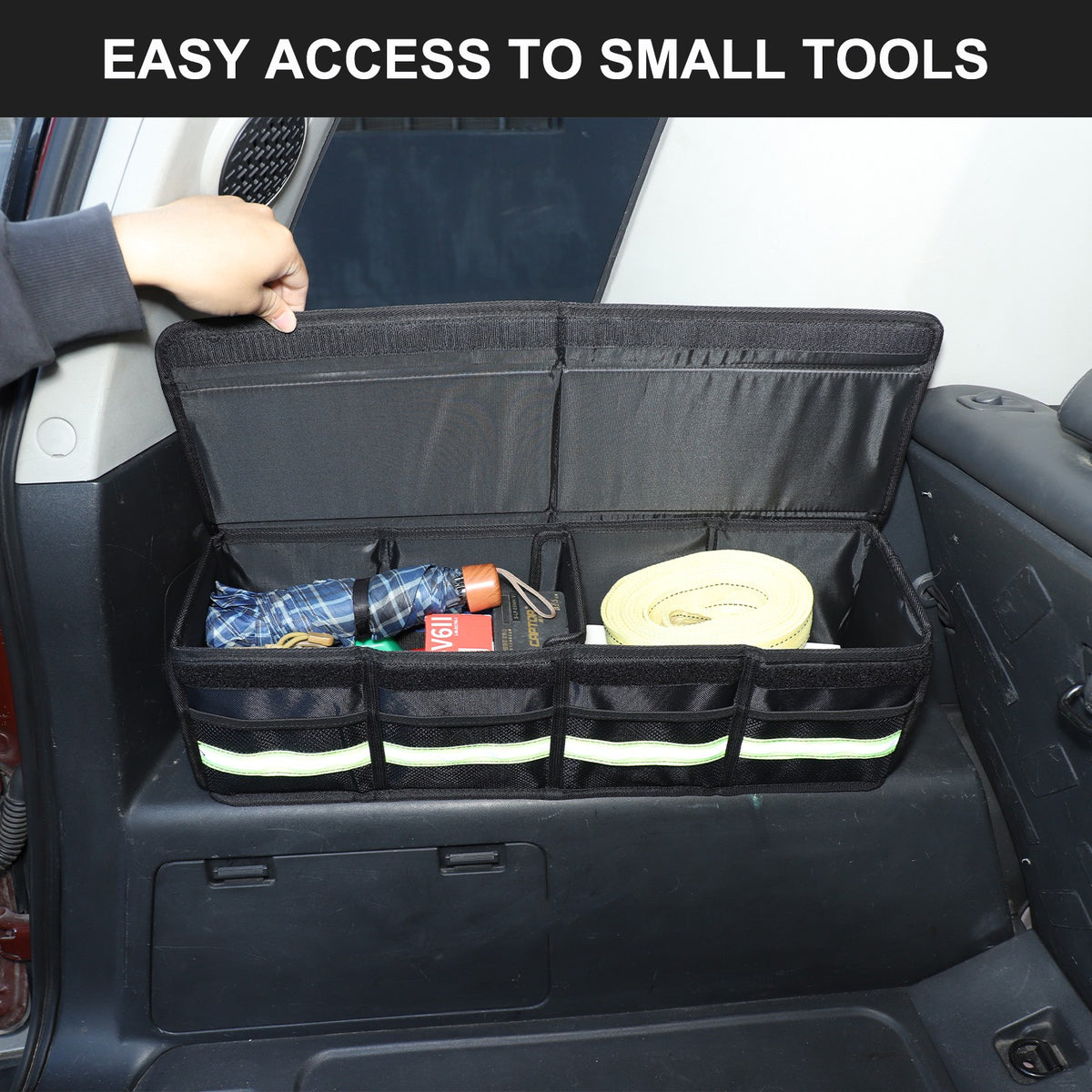 Trunk Cargo Left Side Storage Organizer Box For Toyota FJ Cruiser 2007-2021 17