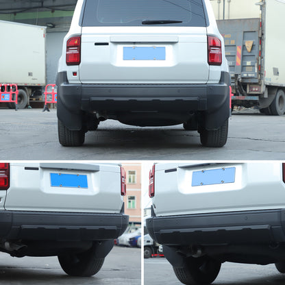 Matte Black Rear Bumper Spoiler Guard For Toyota Land Cruiser LC250 24+ 11