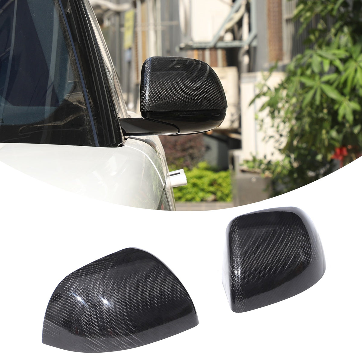 Real Carbon Fiber Side Mirror Cover For LR Range Rover Sport L461 Vogue L460 23+ 2