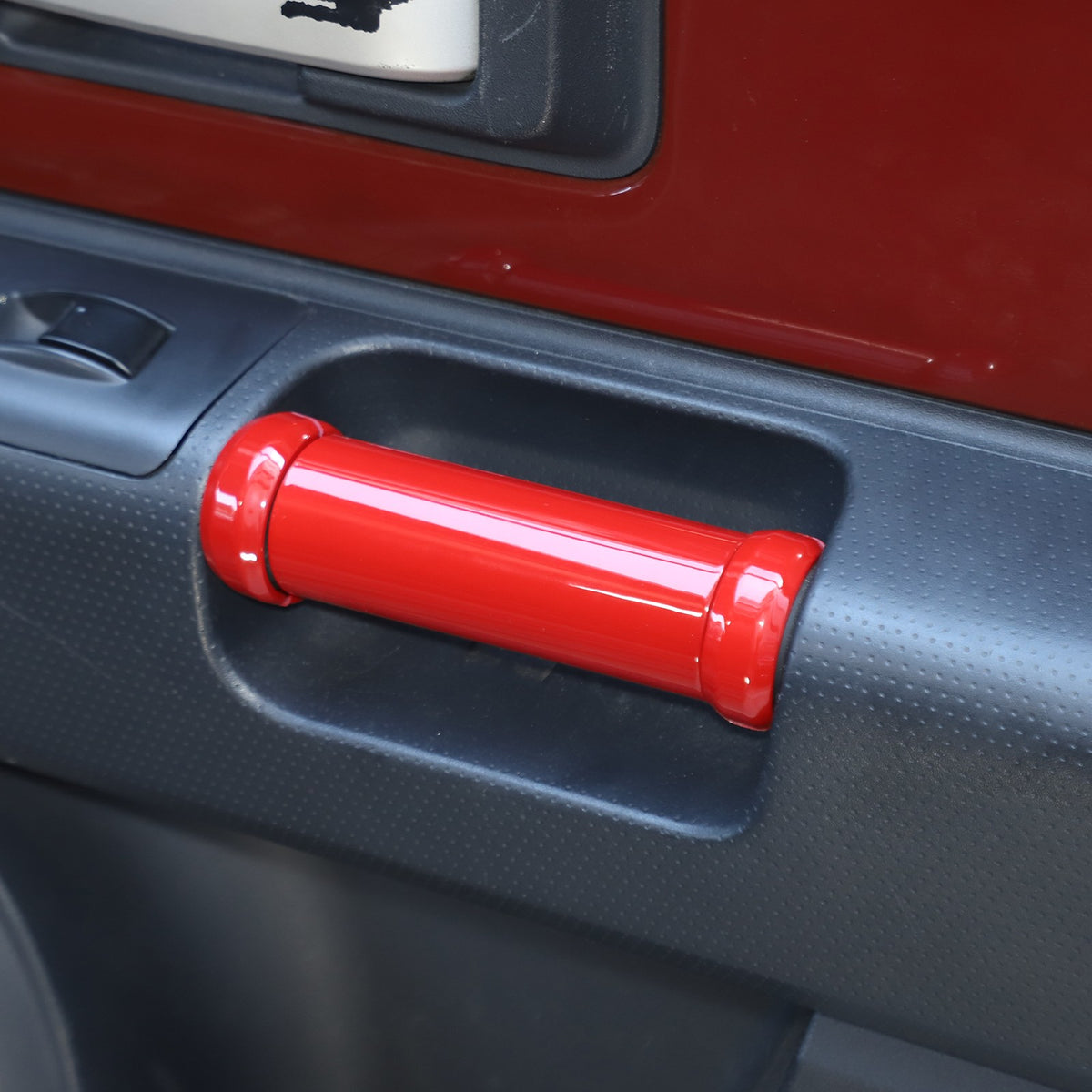 Sport Red Interior Door Panel Handle Trim Cover For Toyota FJ Cruiser 07-21 US 23
