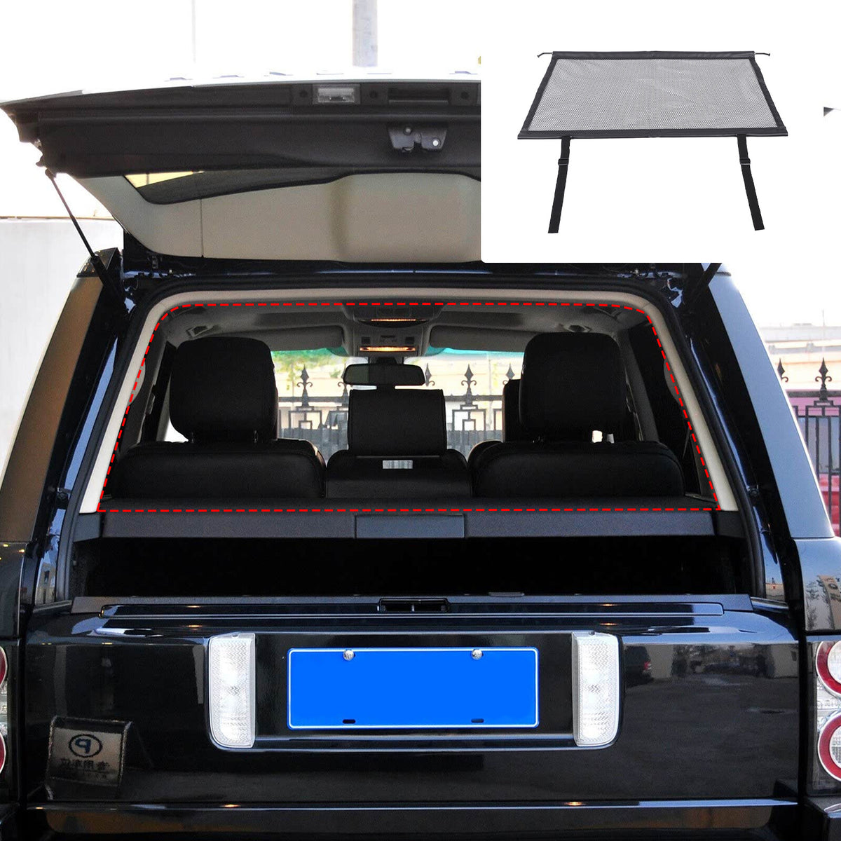 Trunk Safety Isolation Protection Net Trim For LR Range Rover Vogue L322 2003-12 1
