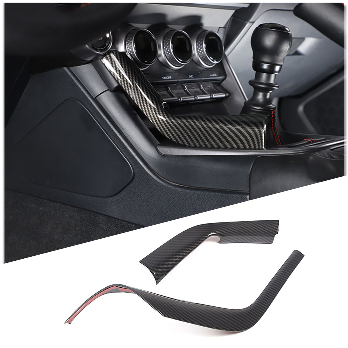 6Pcs ABS Carbon Fiber Interior Trim Set For GR86 / BRZ 2022-2024 5