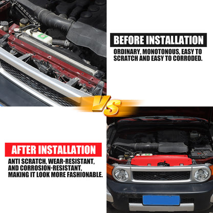 Red Replacement Engine Hood Cabin Cover For Toyota FJ Cruiser 2007-2021 19