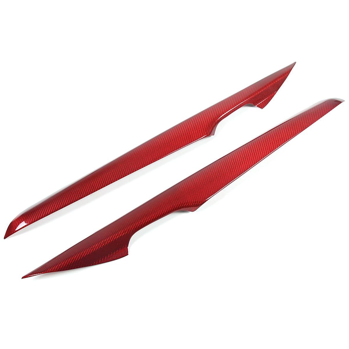 Red Real Carbon Fiber Full Interior Set Decor Trim Kit for Corvette C8 20-25 - Styles 41-45 47