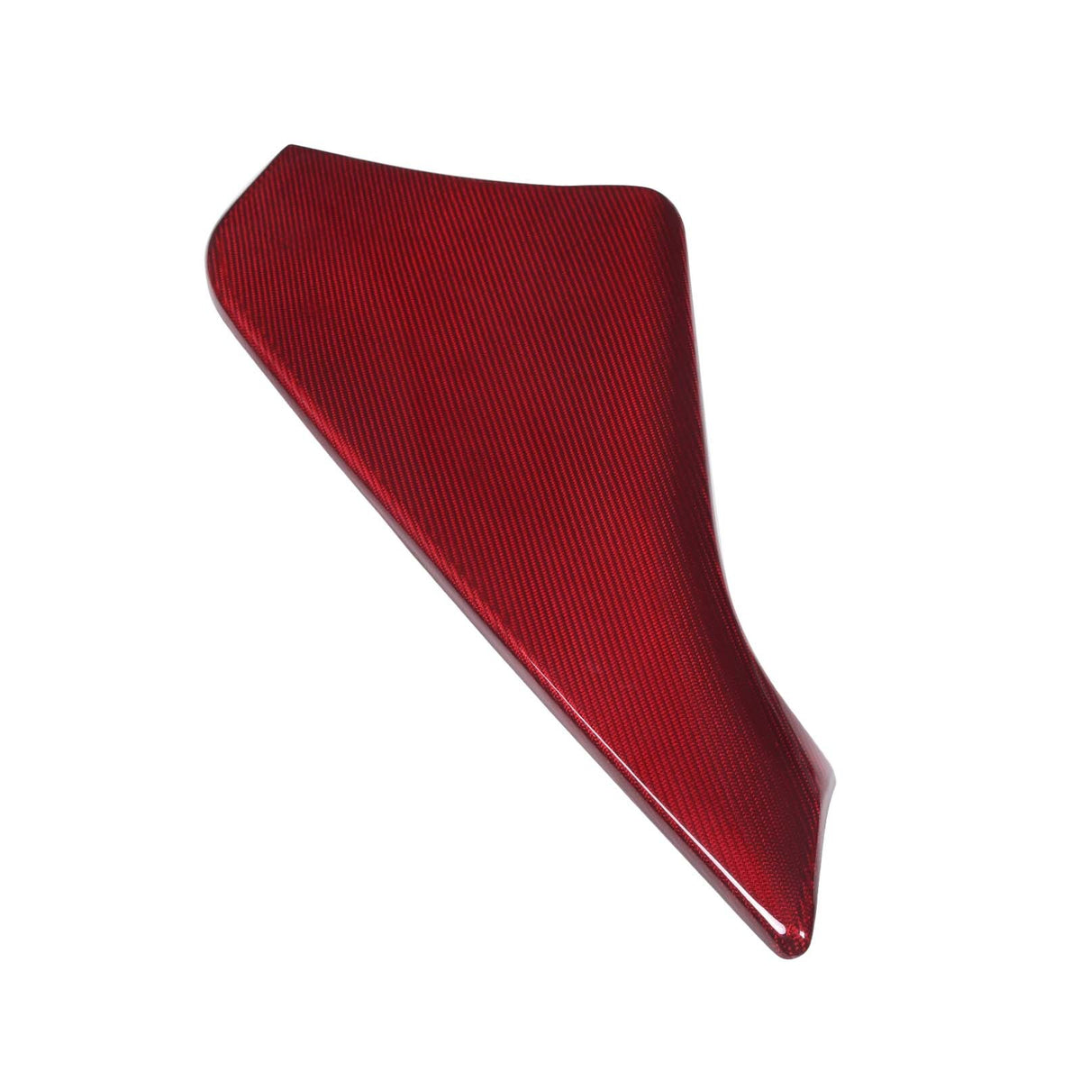 Red Real Carbon Fiber Center Console Left Side Panel Trim For GR Supra 20-23 3