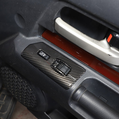 ABS Carbon Fiber Full Interior Center Decoration Trim Kit For FJ Cruiser 2007-21 - Styles 1-5 32