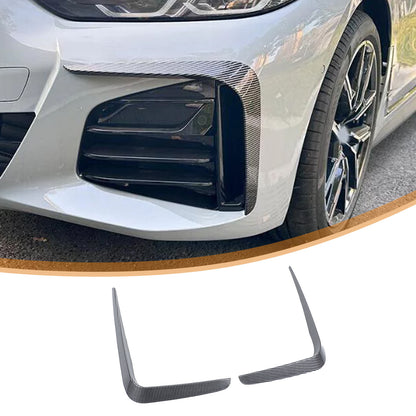 Carbon Fiber ABS Front Bumper Side Air Vent Trim For BMW G22 G23 M Sport 20+ 7