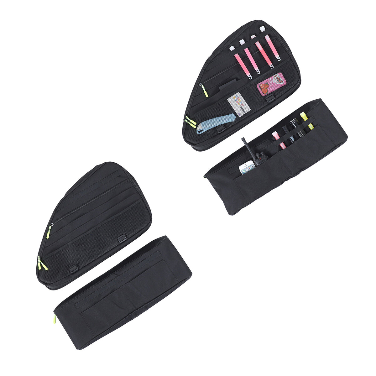 Black Rear Trunk Left Side Storage Bag Organizer For Honda Odyssey RB3 2014-24 19