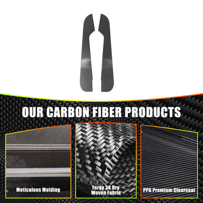 Matte Real Carbon fiber Interior Door Anti-Kick Trim Cover For Lotus EMIRA 22-25 17