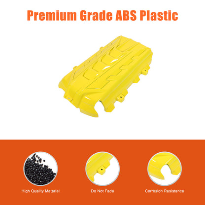 Yellow Replacement Engine hood panel Trim Cover For Corvette C8 2020-26 US 16