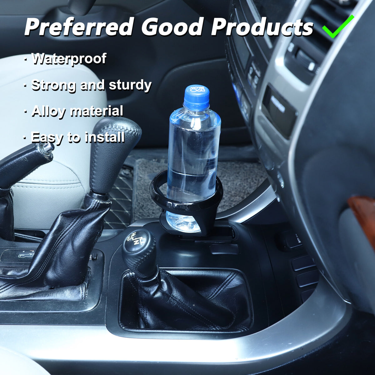 Center Console 4WD Gear Shift Left Side Cup Holder For Toyota Prado FJ120 03-09 13