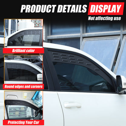 Rear Door Window Louver Air Vent Panel Trim For Toyota Land Cruiser Prado 10-23 9