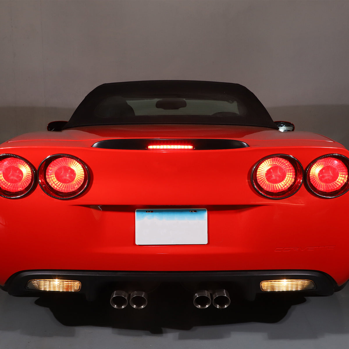 ABS Carbon Fiber Interior Exterior Cover Trim Kit For Corvette C6 2005-2013 113