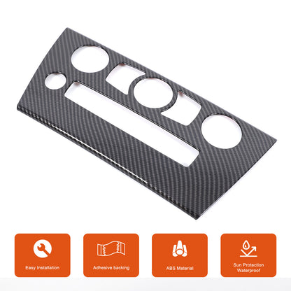 ABS Carbon Center Air Conditioning Cover Trim For BMW 6 Series E63 E64 2004-2009 15