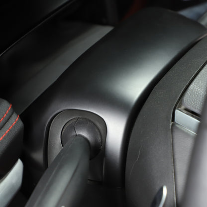 Matte Black ABS Full Interior Set Cover Trim Kit For Corvette C8 2020-25 - Styles 16-20 12