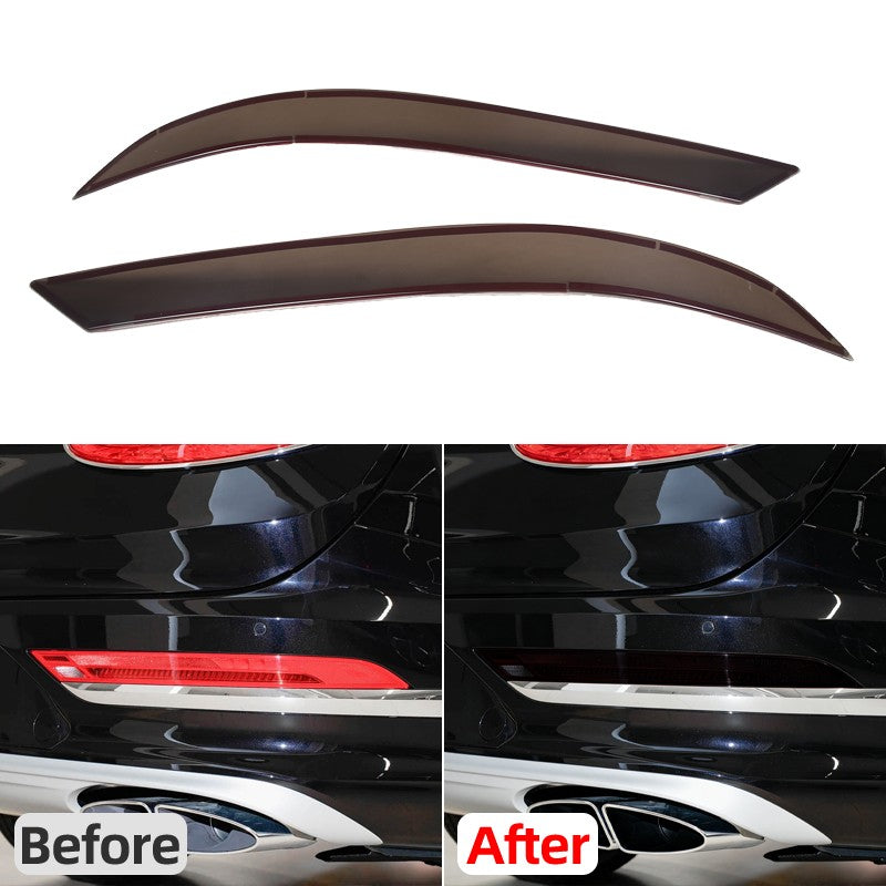Smoked Black Rear Fog Light Lamp Trim Cover For Bentley Bentayga 2021-23 US 5