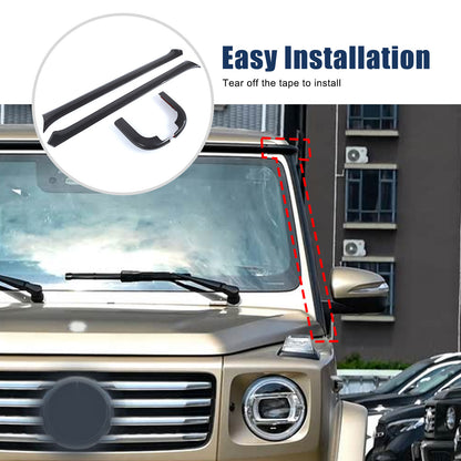 Real Carbon Fiber A-Pillar Trim Cover For Benz G-Class G500 W465 2025+ US 17