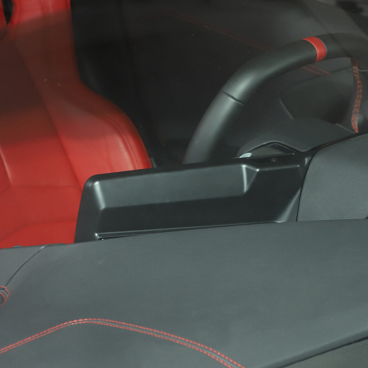 Matte Black ABS Full Interior Set Cover Trim Kit For Corvette C8 2020-25 - Styles 16-20 55
