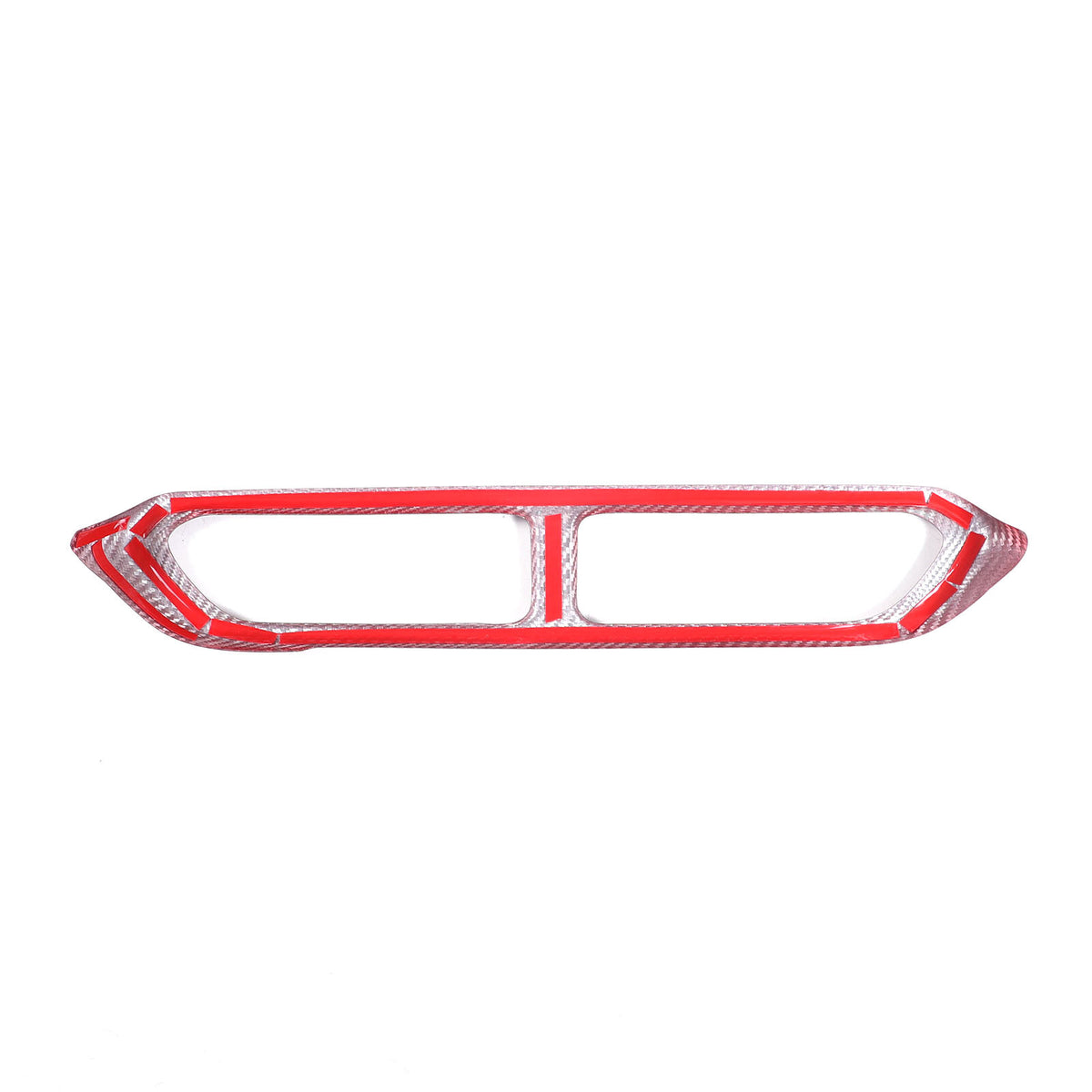 Red Real Carbon Fiber Center Console Air Vent Panel Trim For Lotus EMIRA 2021-25 7
