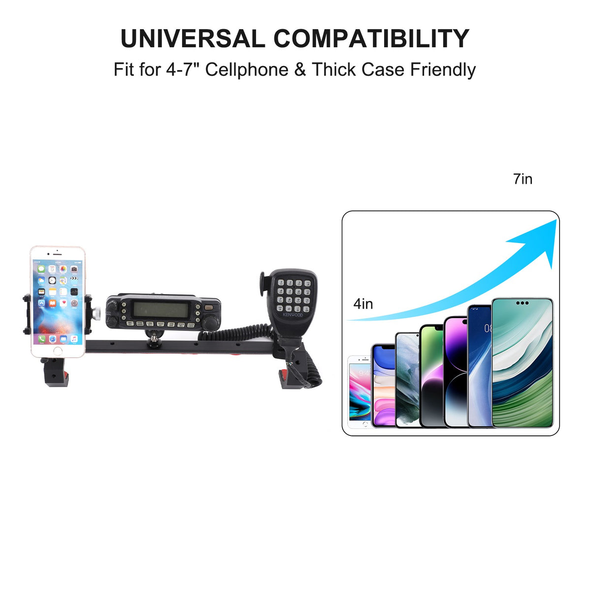 Off-Road Navigation Screen Rear Expansion Platform For Ford Maverick 2022+ 7