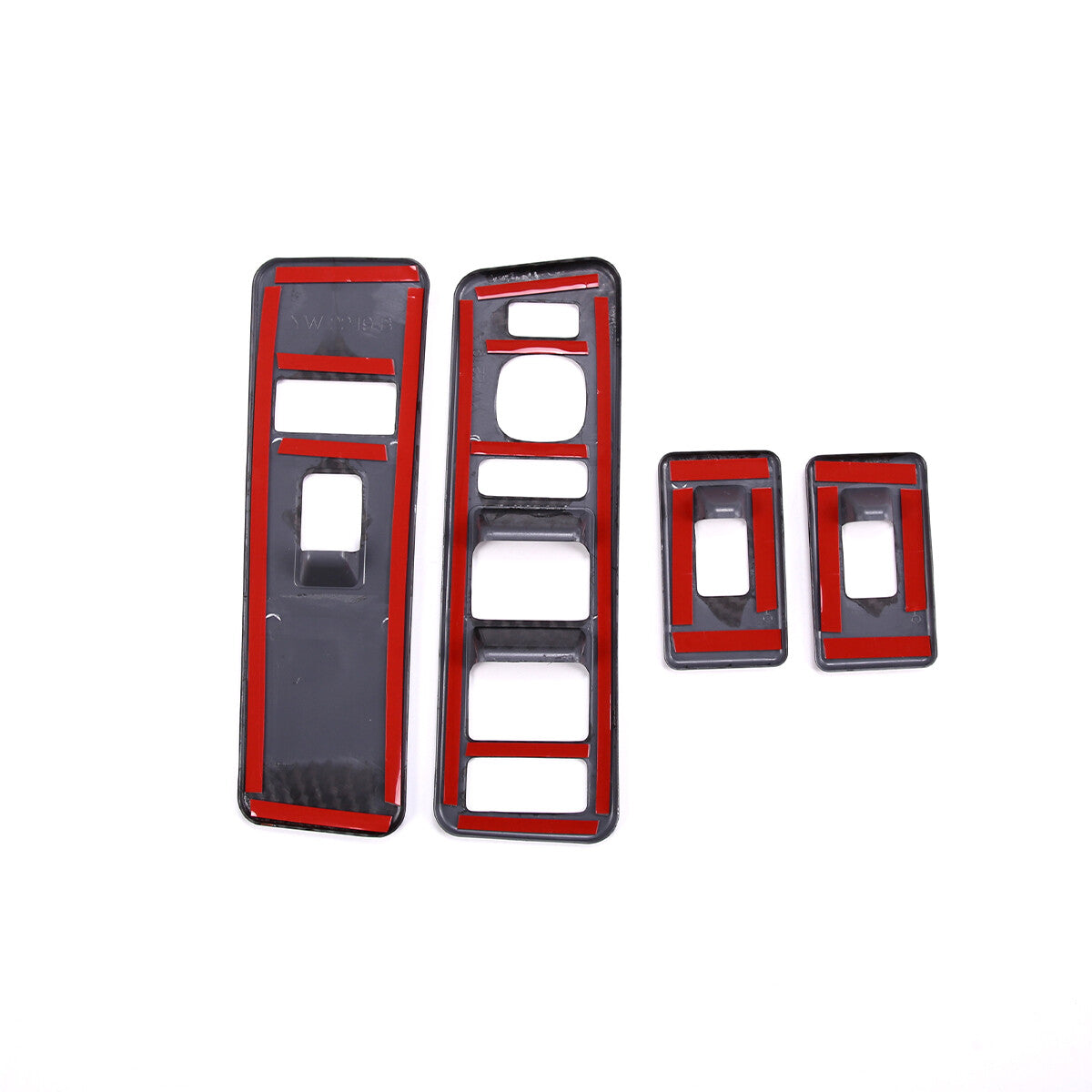 For Hummer H2 2003-07 Window Lift Switch Frame ABS Carbon Fiber Color US 12