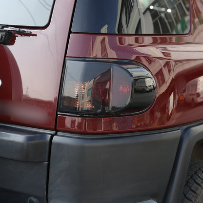 Smoked Black Tail Light Lamp Cover Guard Trim For Toyota FJ Cruiser 2007-21 12
