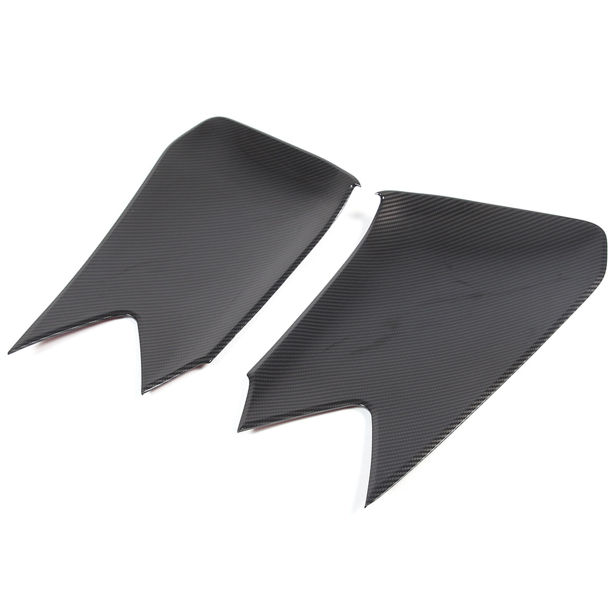 ABS Carbon Fiber Interior Door Anti-Kick Panel Cover Trim For Corvette C8 20-26 8