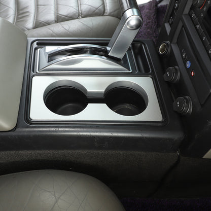 Silver Alloy Front Water Cup Holder Cover Trim For Hummer H2 2003-2007 9
