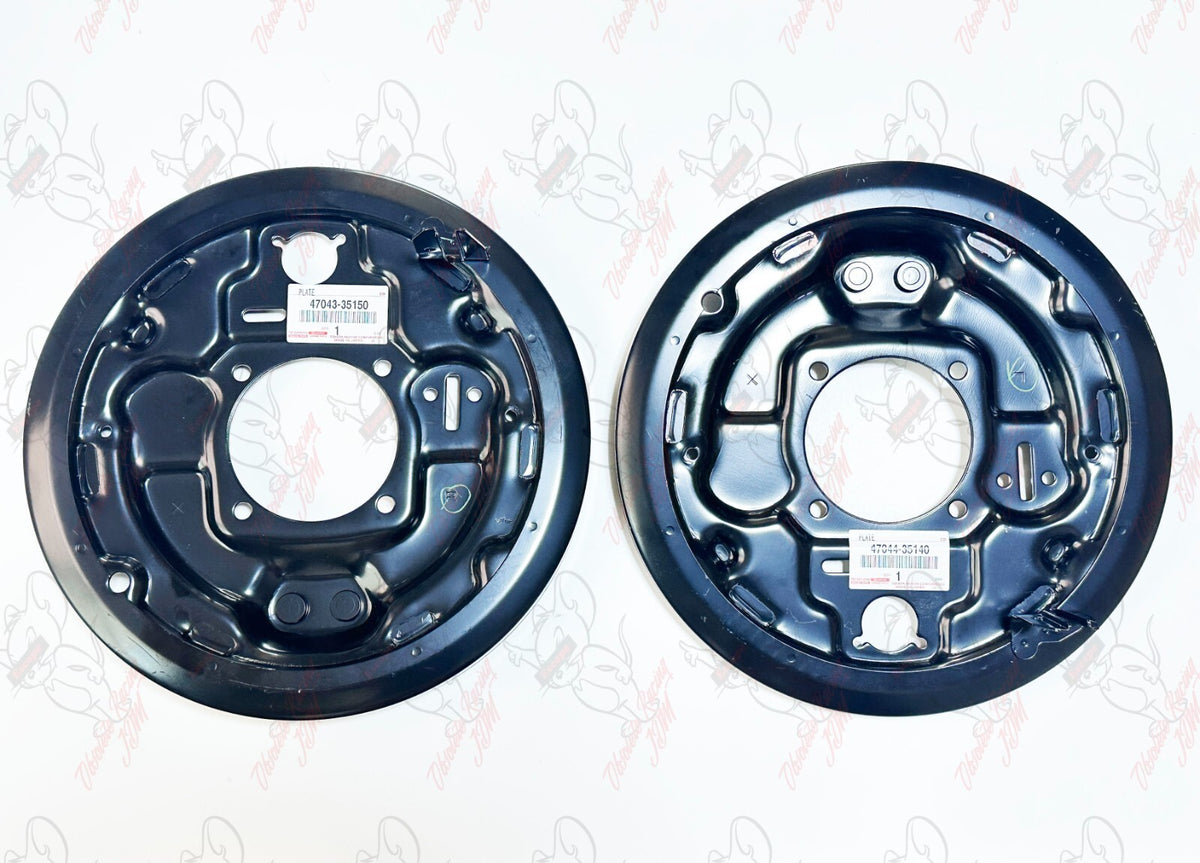 Toyota Genuine T100 Pickup Brake Backing Plate Rear RH & LH SET OEM 4