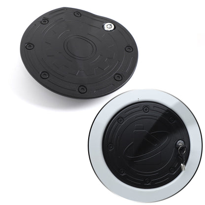 Locking Fuel Door Black Gas Tank Cap Cover Lock Key For Toyota Tundra 22+ US 22