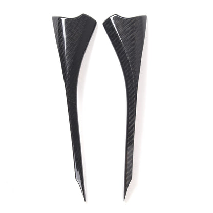 Real Carbon Fiber Interior Window Upper Door Panel trim For Corvette C8 2020-26 13