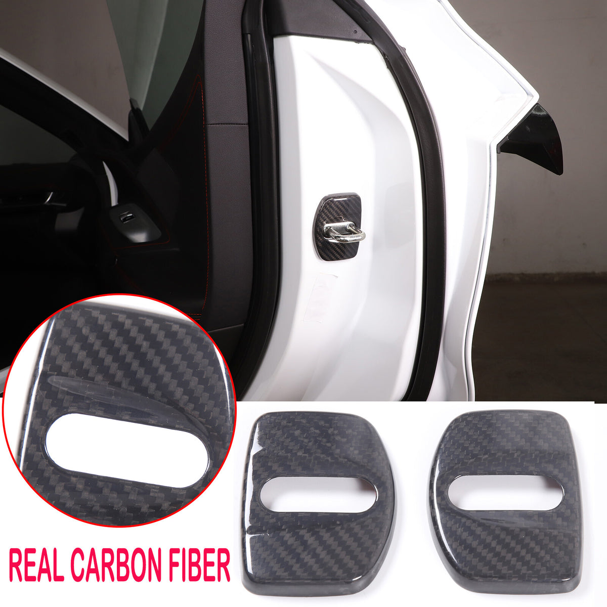 Real Dry Carbon Fiber Full Interior Set Cover Trim Kits For Corvette C8 2020-25 - Styles 26-30 2
