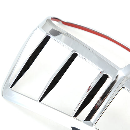 Chrome Silver Rear Taillight Trim Cover Bezel Trim For Toyota Tacoma 2016-23 US 8