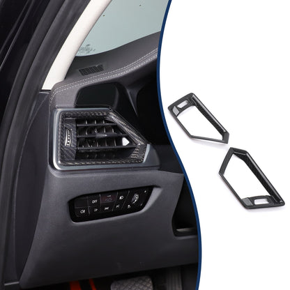 Real Carbon Fiber Side Air Vent Outlet Trim For BMW 3 Series G20 G21 20-22 12