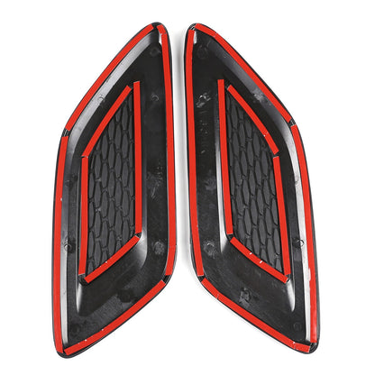 Piano Black ABS Exterior Hood Air Vent Trim For Range Rover Vogue L460 2023+ 6