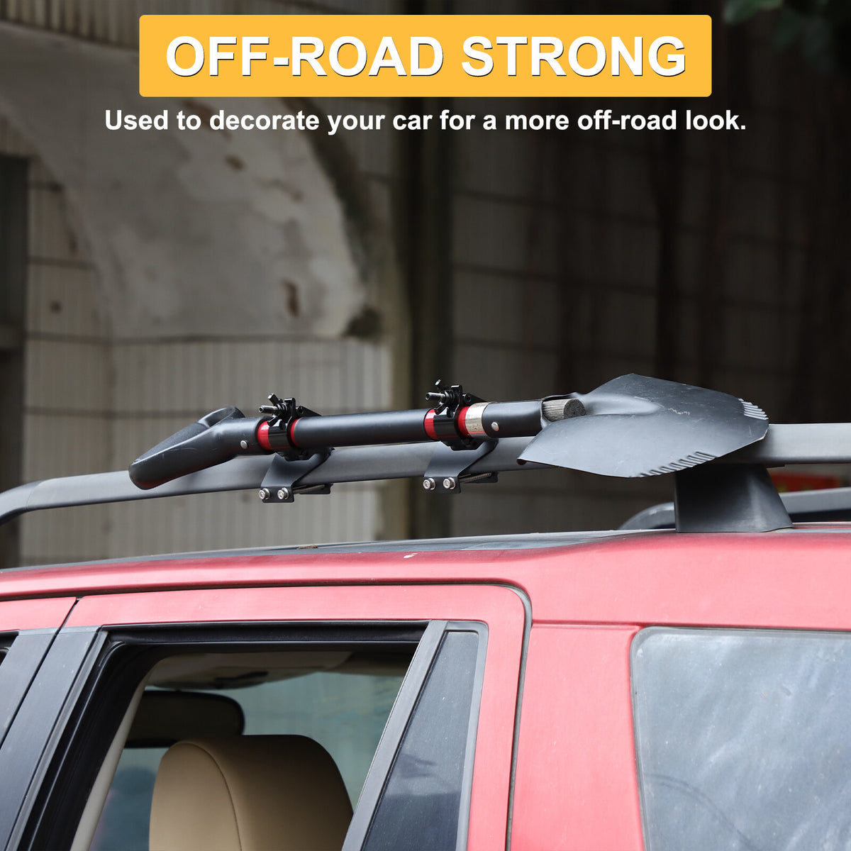 Lift Shovel Holder Offroad Roof Rack Bracket For LR Freelander 2 LR2 L359 07-15 12