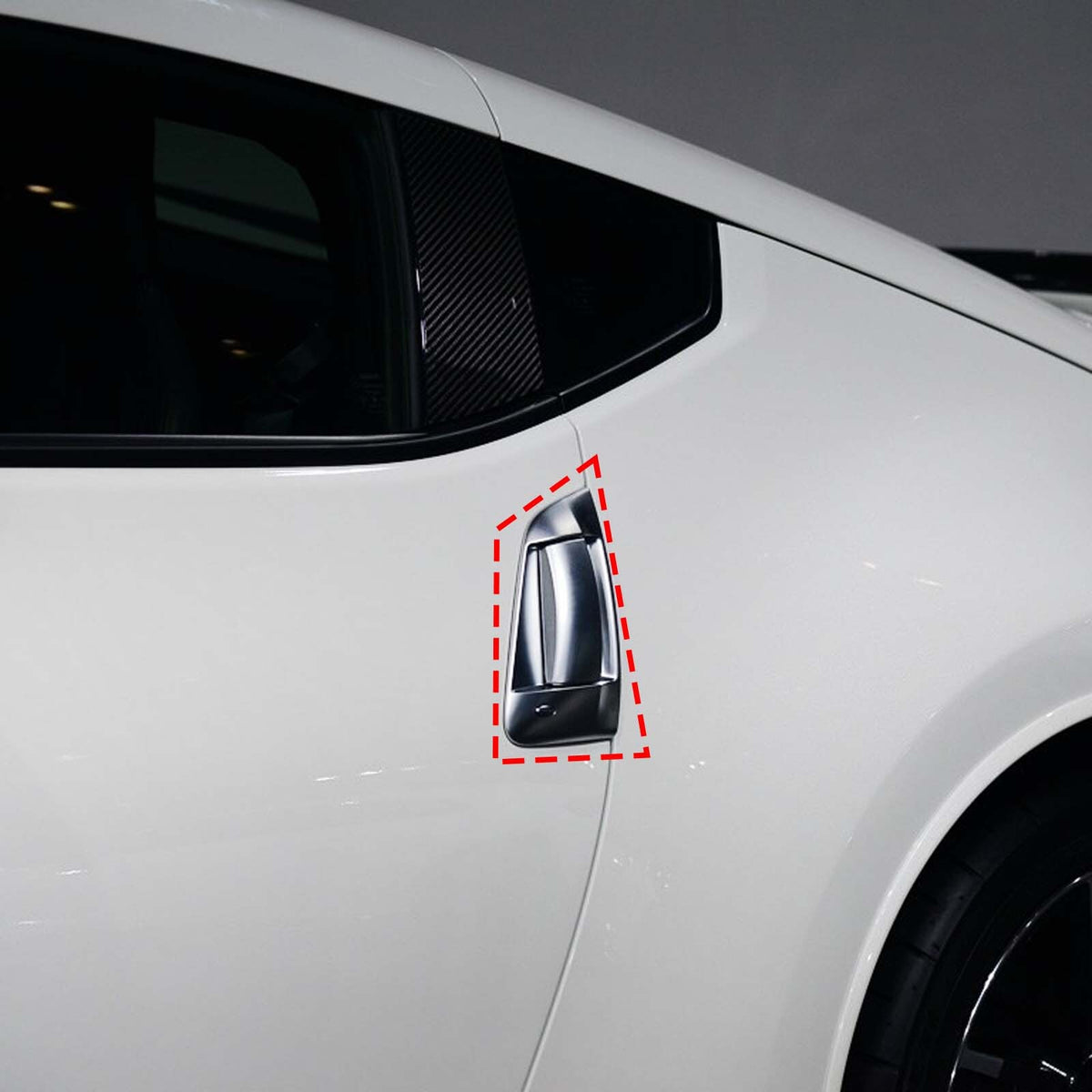 Real Carbon Fiber Exterior Door Handle Cover Trim For Nissan 370Z Z34 2009-20 US 17