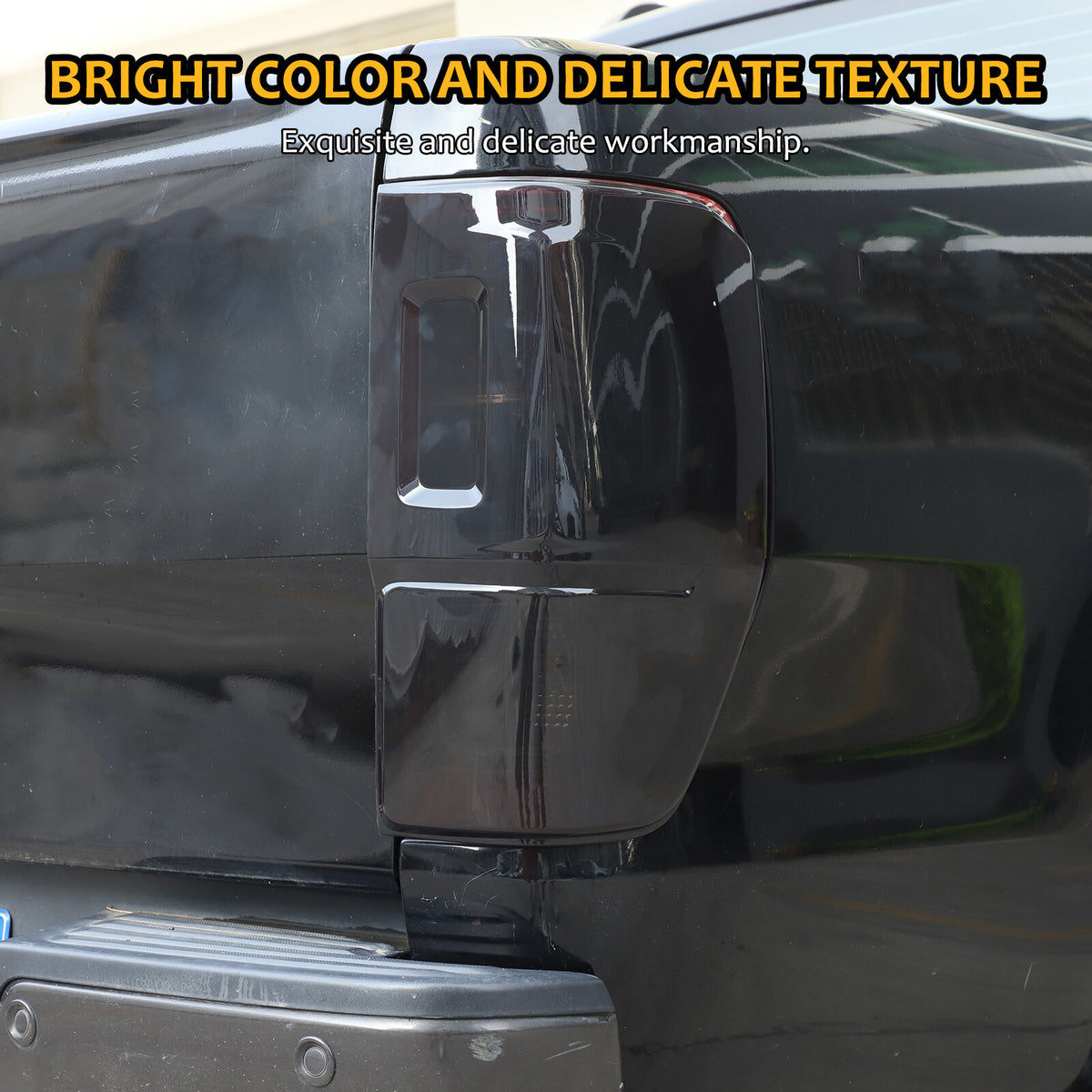 Smoked Black Rear Tail Light Guard Cover Trim For Ford Ranger T7 T8 2015-2022 US 4