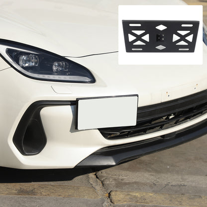 Front Bumper Tow Hook License Plate Mount Bracket For Subaru BRZ 2022+ 4