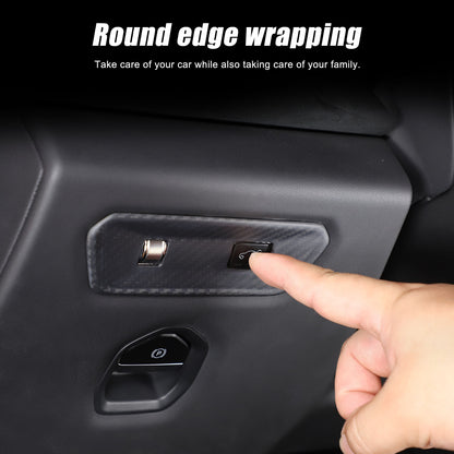 Matte Real Carbon Rear Door Tailgate Switch Cover Trim For Lotus EMIRA 2021-2025 6