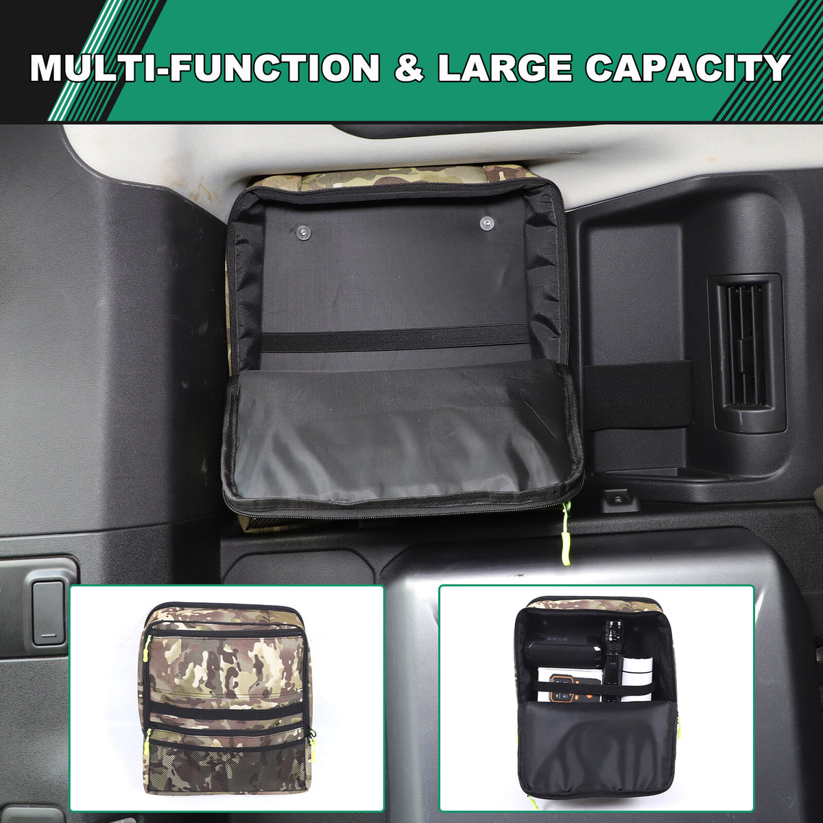 Camouflage Rear Trunk Side Window Storage Bag Tray For LR Defender 110 L663 20+ 9
