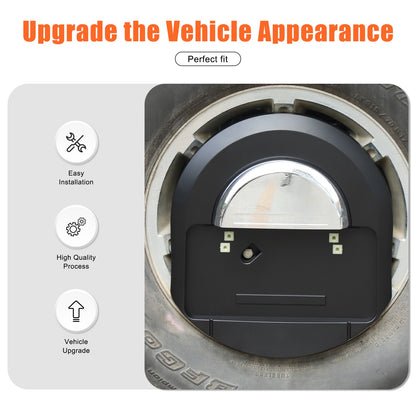 Matte Black Spare Tire License Plate Bracket OE:25782333 For Hummer H2 2003-2009 2