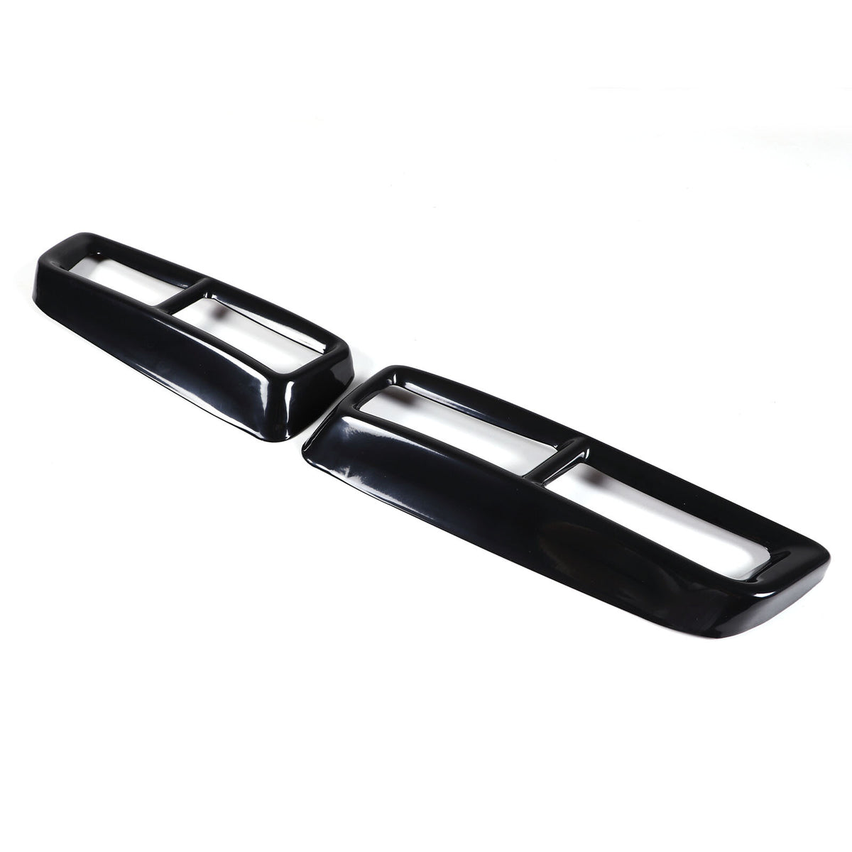 Glossy Black Rear Muffler Tail Pipe Cover Trim For Cadillac Escalade 2021-2024 19