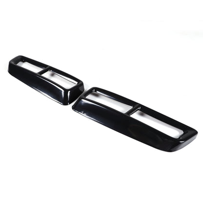 Glossy Black Rear Muffler Tail Pipe Cover Trim For Cadillac Escalade 2021-2024 19