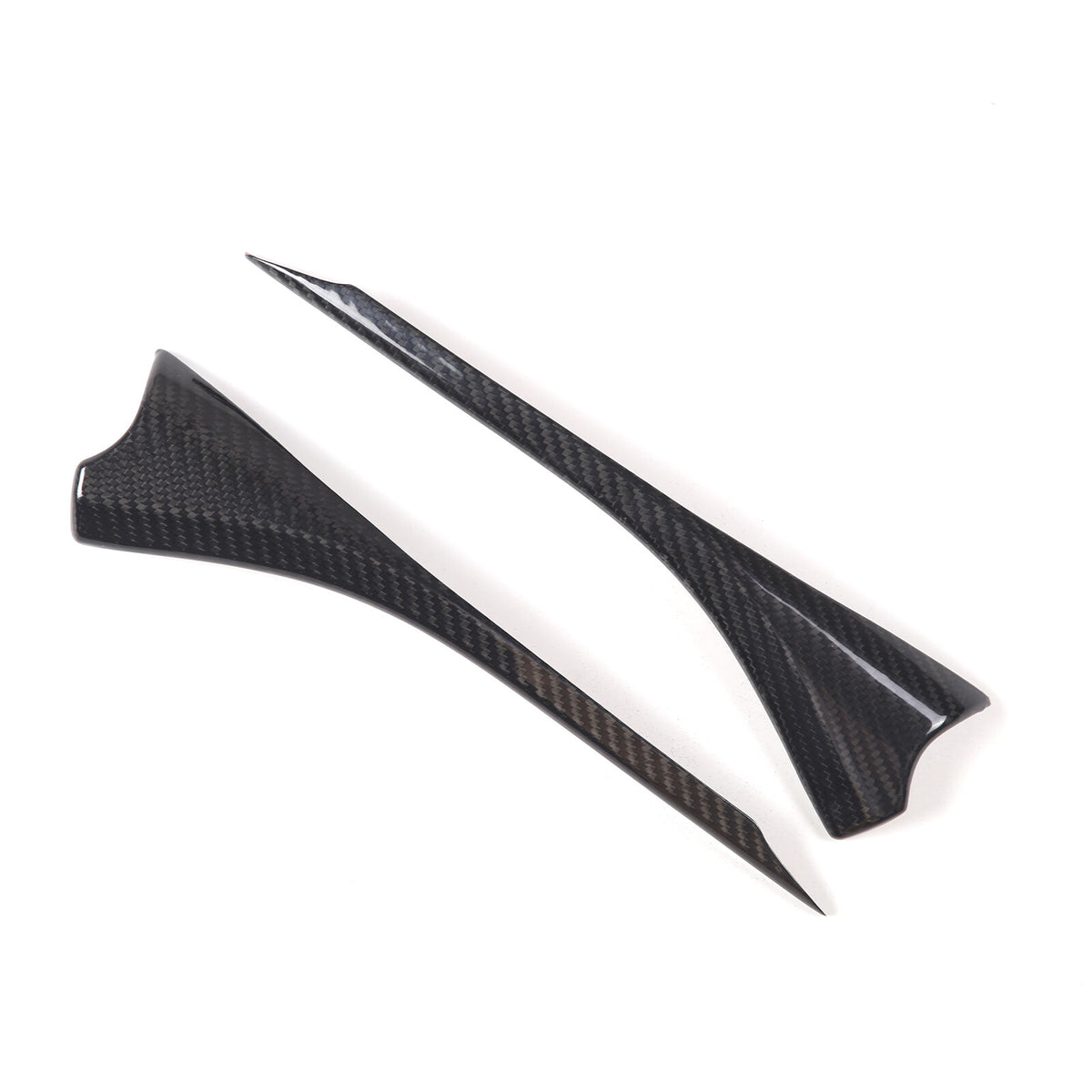 Real Carbon Fiber Interior Window Upper Door Panel trim For Corvette C8 2020-26 14