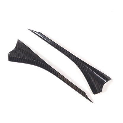 Real Carbon Fiber Interior Window Upper Door Panel trim For Corvette C8 2020-26 14