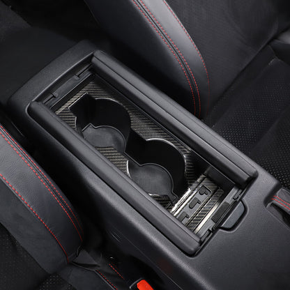 Real Carbon Gear Shift Cup Holder Cover Trim For Tayota GR86/Subaru BRZ 2022 US 4