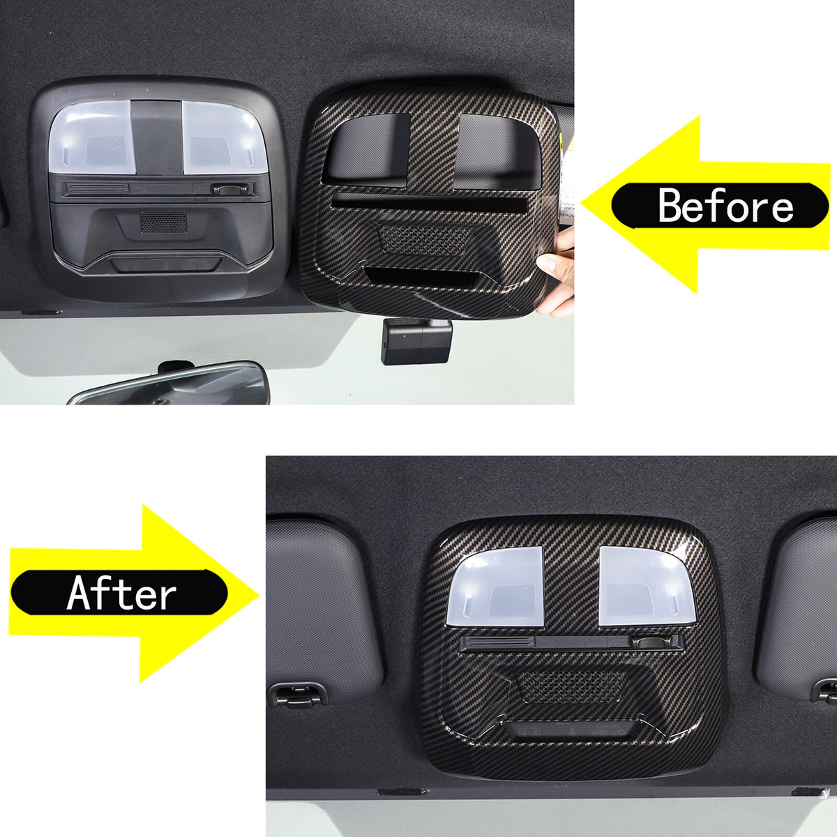 ABS Carbon Fiber Interior Center Console Trim Set Fits For GR86/BRZ 2022-2025 US - Variants 1-5 17